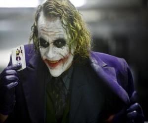yapboz Joker Batman&#039;in en büyük düşmanı ve en popüler hainlere biridir